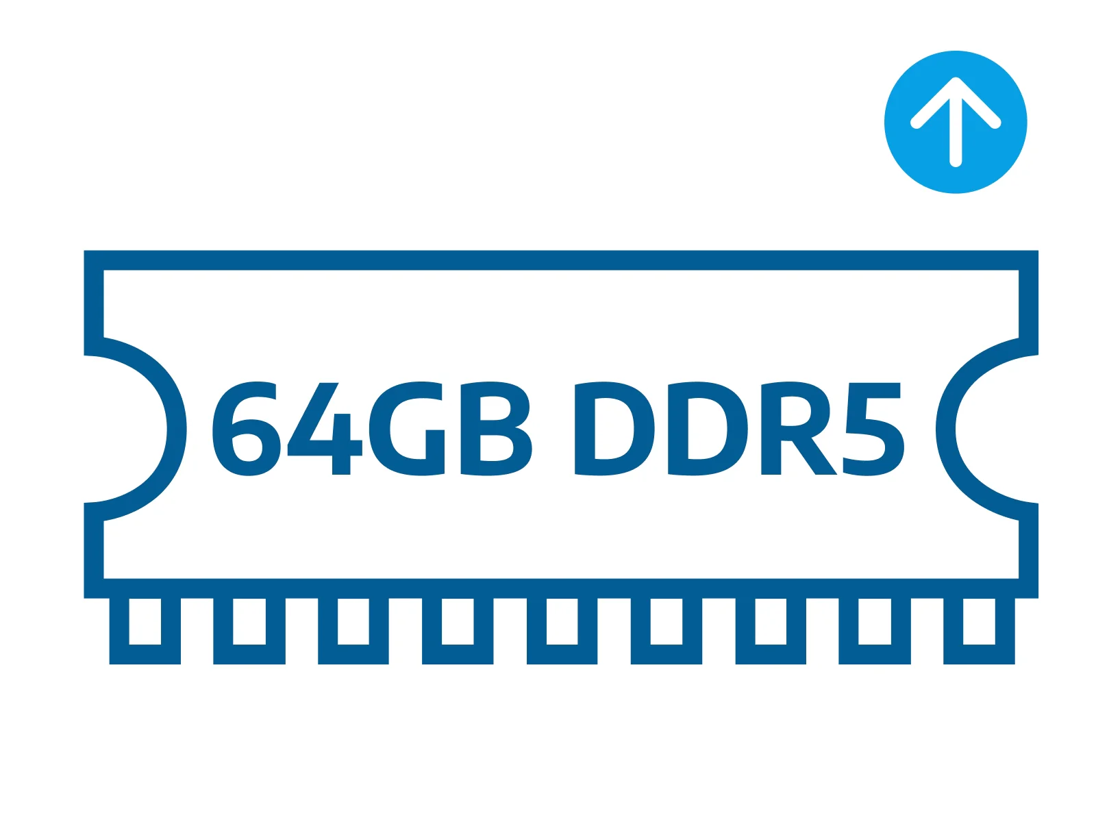 64GB RAM: Upgrade Memory (RAM) to 64GB DDR5 ECC