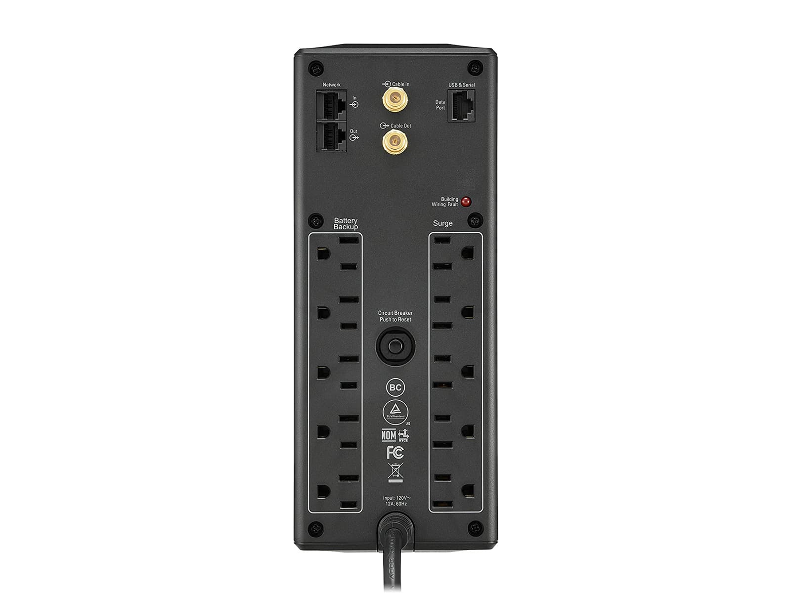 APC UPS, 1500VA UPS Battery Backup & Surge Protector with AVR, Back-UPS Pro Uninterruptible Power Supply (BX1500M) - Image 3