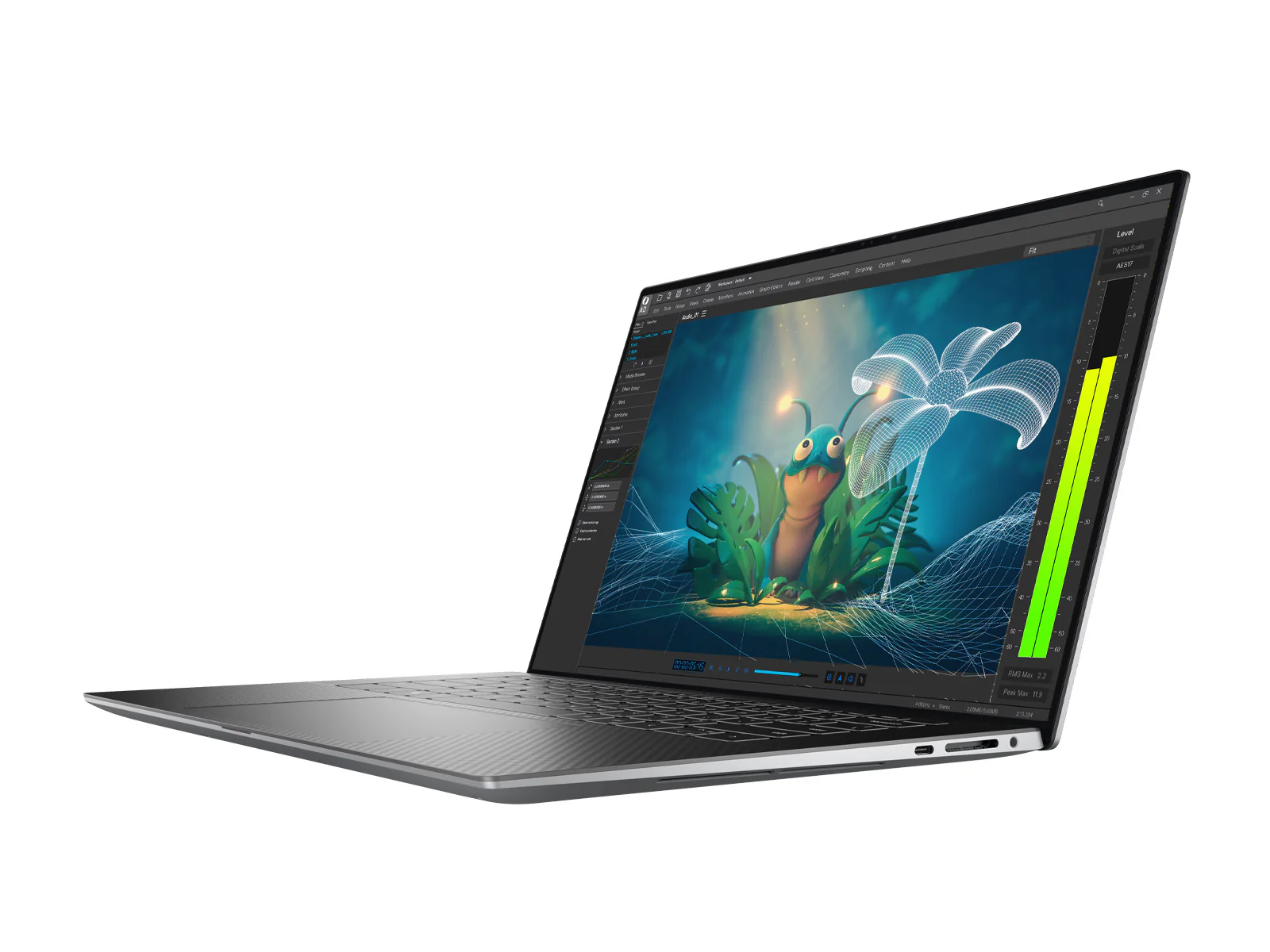 Dell Precision 5570 Mobile Workstation | Core i7-12700H @ 4.7GHz MT | 14-Core | 4K UHD WQUXGA 3840 X 2400 | 32GB DDR5 | 512GB NVMe SSD | RTX A1000 6GB - Image 3