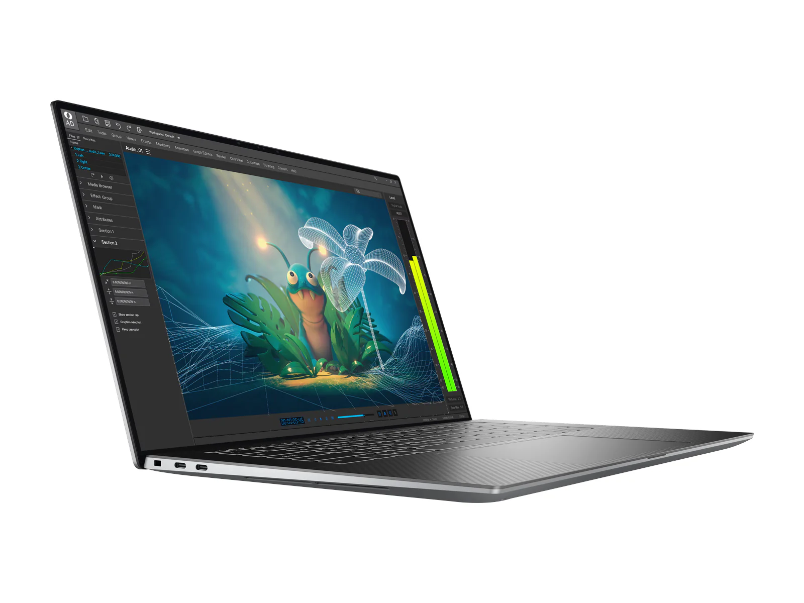 Dell Precision 5570 Mobile Workstation | Core i7-12700H @ 4.7GHz MT | 14-Core | 4K UHD WQUXGA 3840 X 2400 | 32GB DDR5 | 512GB NVMe SSD | RTX A1000 6GB - Image 4