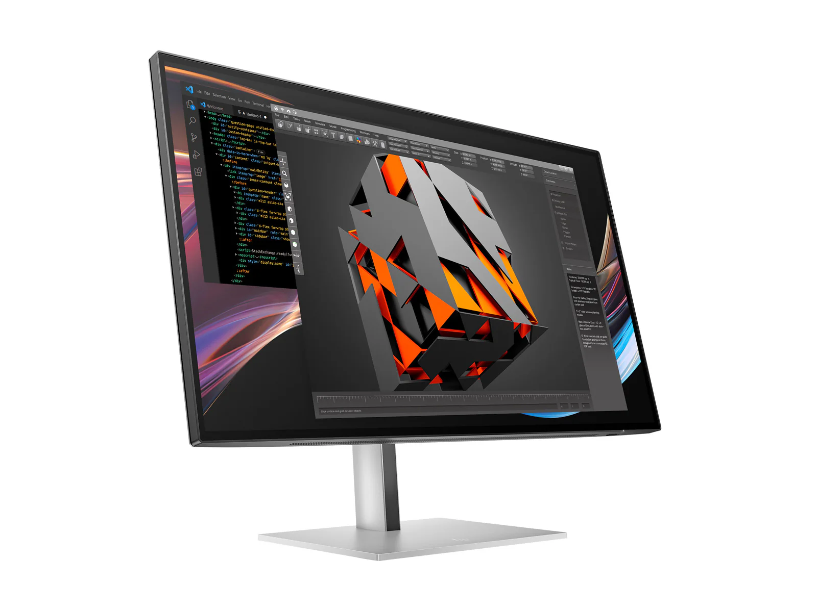 HP Series 7 Pro 27" 727pk 4K UHD 3840 x 2160 Thunderbolt 4 Display (727pk) - Image 3