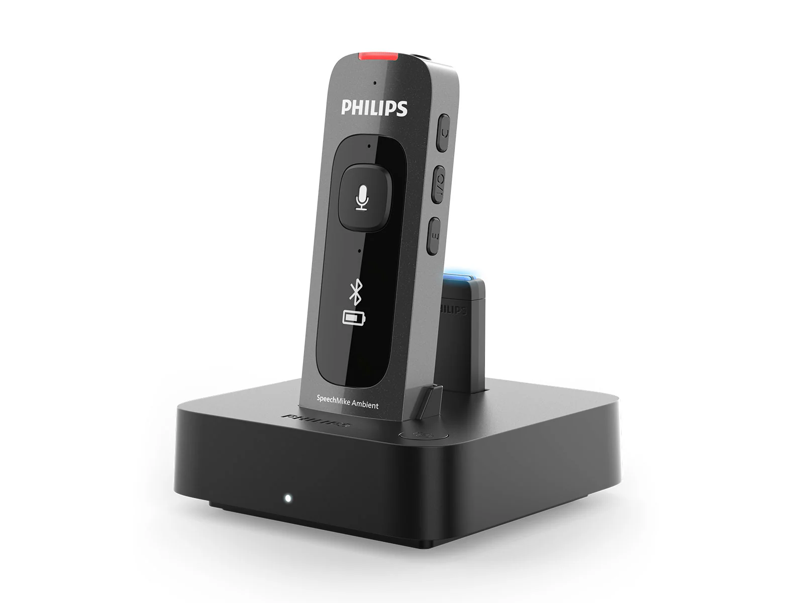Philips SpeechMike Ambient Wearable AI Assistant Dictation Microphone (PSM5000) include microphone, docking station, wireless adapter, mounting clip, neck strap, USB cable - Image 11