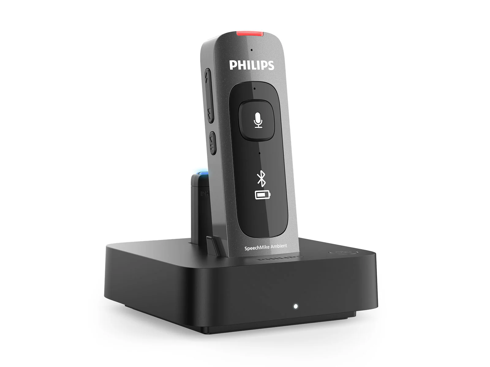 Philips SpeechMike Ambient Wearable AI Assistant Dictation Microphone (PSM5000) include microphone, docking station, wireless adapter, mounting clip, neck strap, USB cable - Image 12