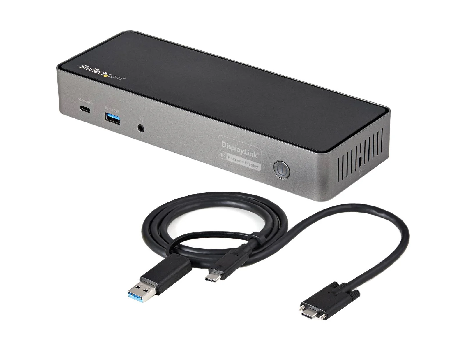 StarTech.com Thunderbolt USB-C USB-A Hybrid Universal Triple Monitor Docking Station, 4K DisplayPort & HDMI for Laptops (DK31C3HDPD) - Image 6